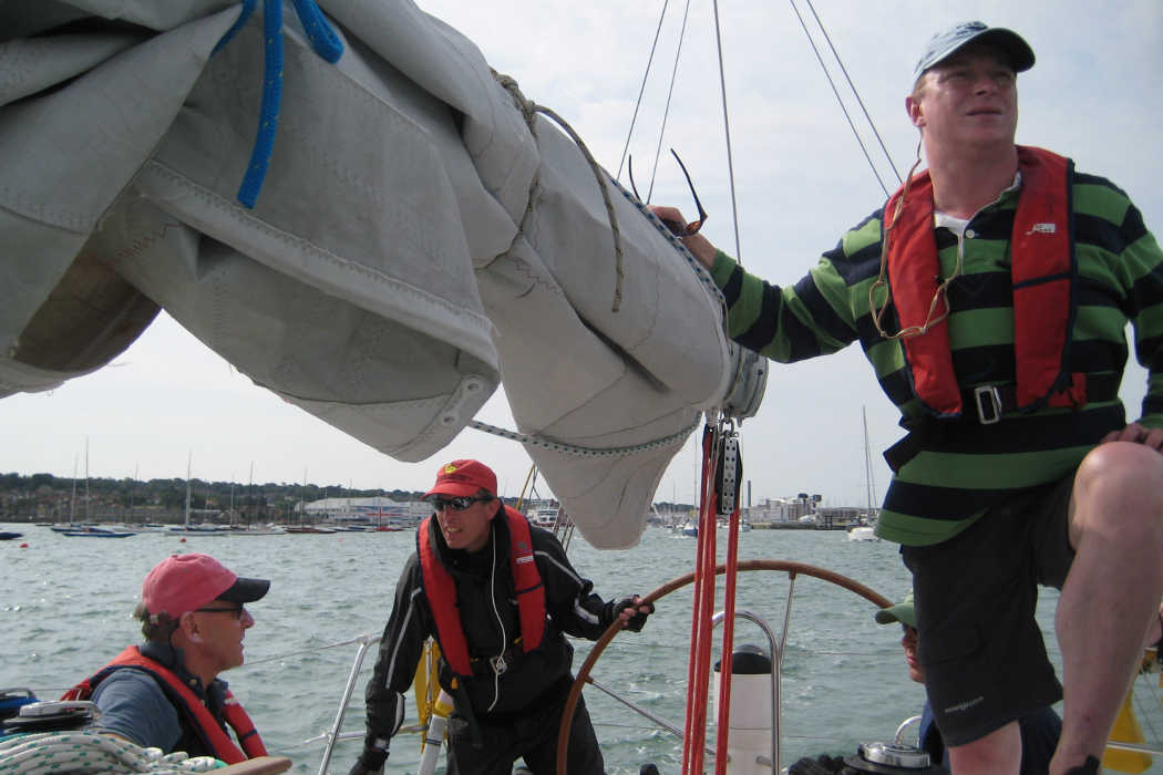 The Petrofac team racing the Scott Challenge